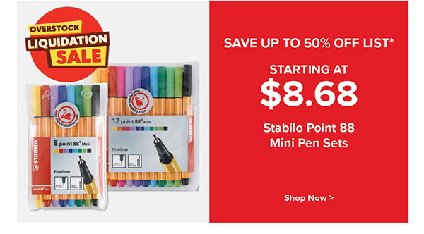 Stabilo Point 88 Mini Pen Sets