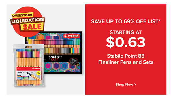 Stabilo Point 88 Fineliner Pens and Sets