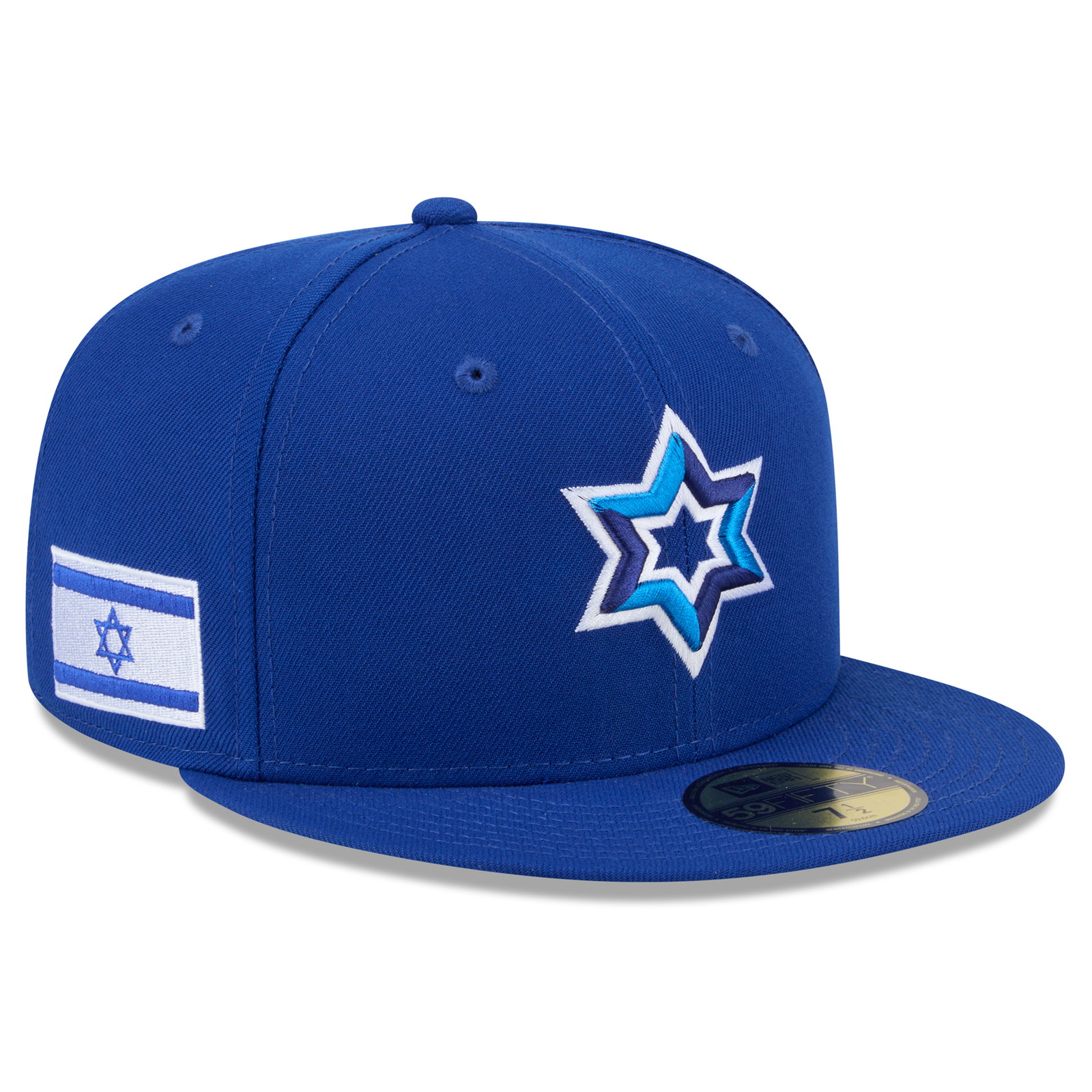 New Era  Israel Baseball Blue 2026 World Baseball Classic 59FIFTY Fitted Hat