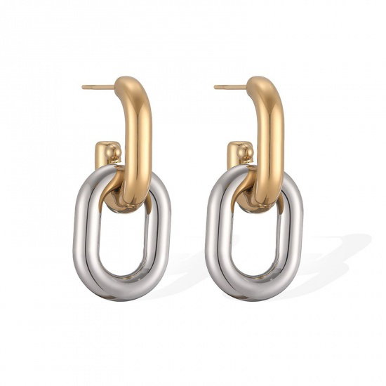 Stainless Steel Dangle Earrings