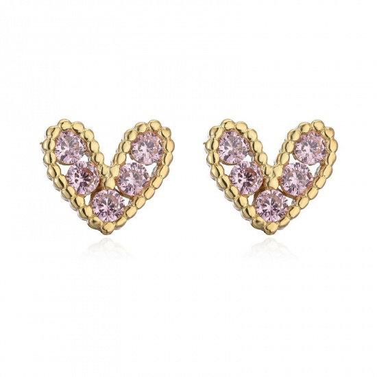 Brass Stud Earrings