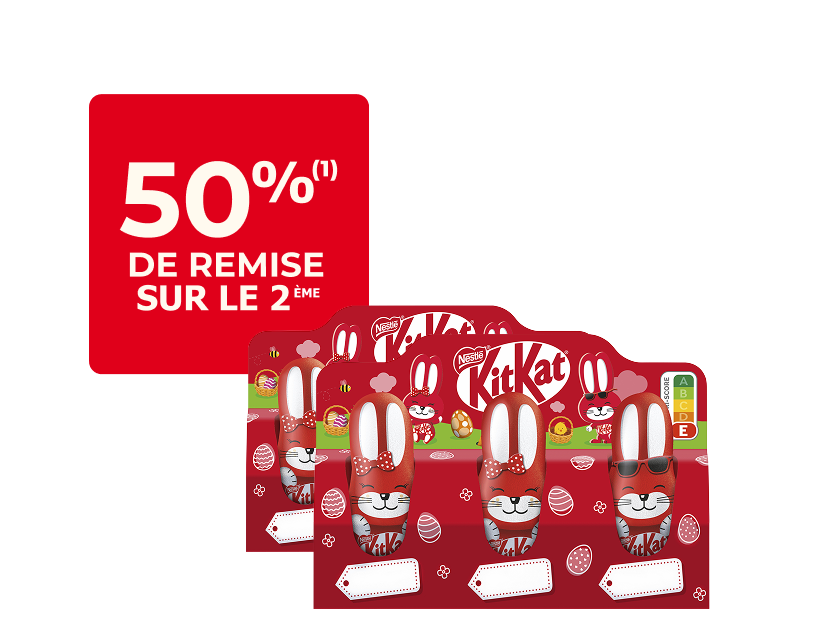 Kit Kat Lapin de pâques multipack