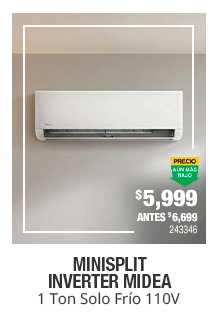 Minisplit inverter Midea