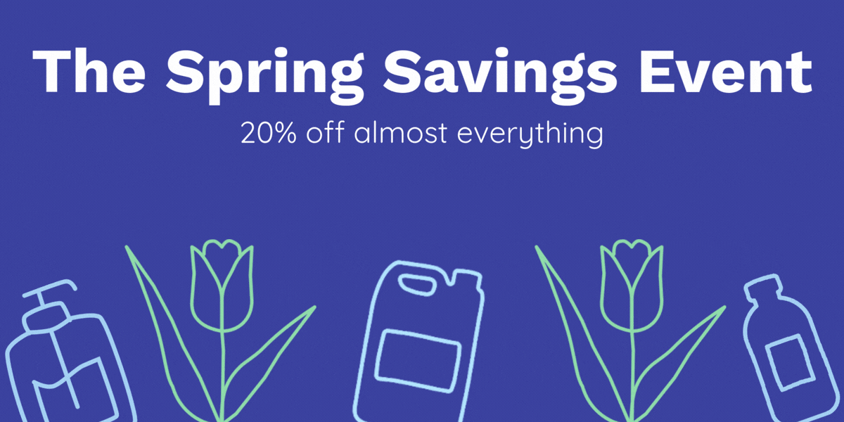 The Spring Savings Event - 20% off almost everything