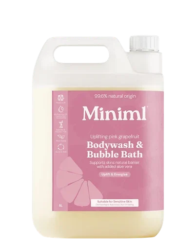 Miniml Uplifting Pink Grapefruit Bodywash & Bubblebath - 5L