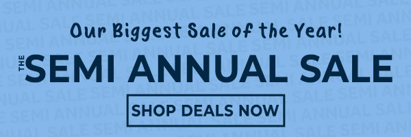 The Semi Annual Sale is Coming to an End! The Clock is Ticking!