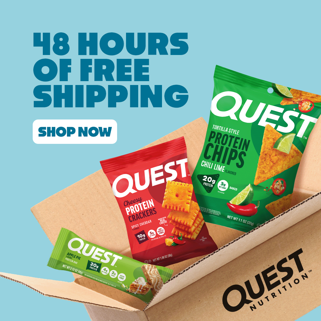 Quest Nutrition - 48hrs of Free Shipping
