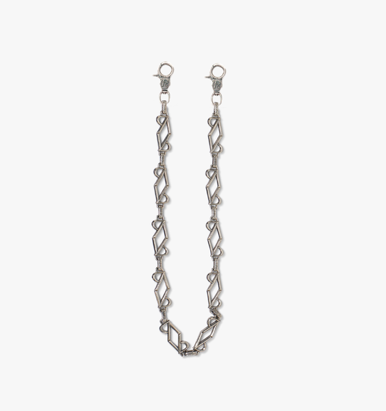 Initial Trouser Chain - Silver