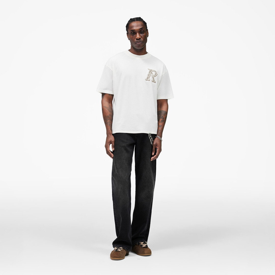 SS26 Look 3 - Centred around the Western Initial T-Shirt
