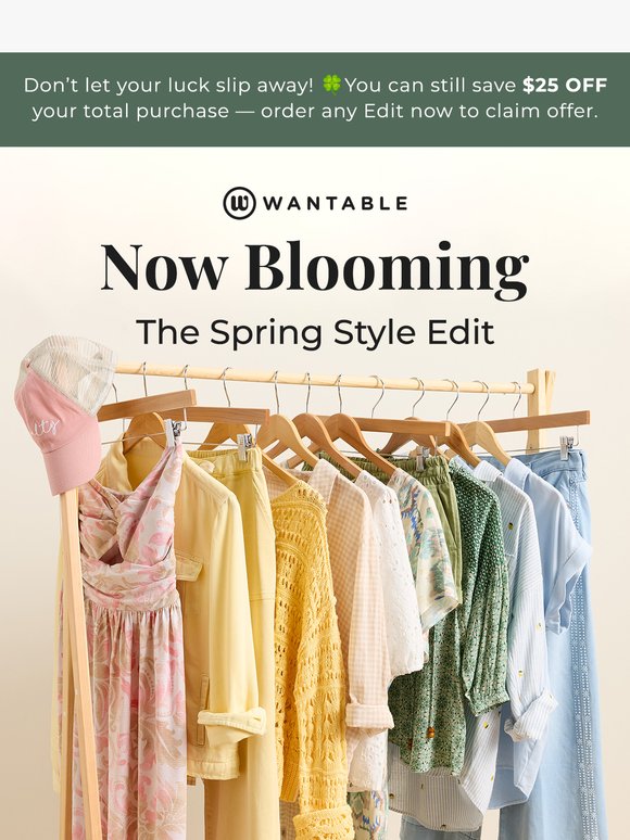 Wantable Spring Wantable: get ready to shop: The Spring Style Edit. | Milled
