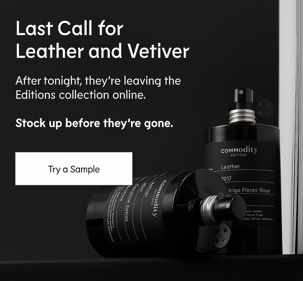 Last Call for Leather & Vetiver