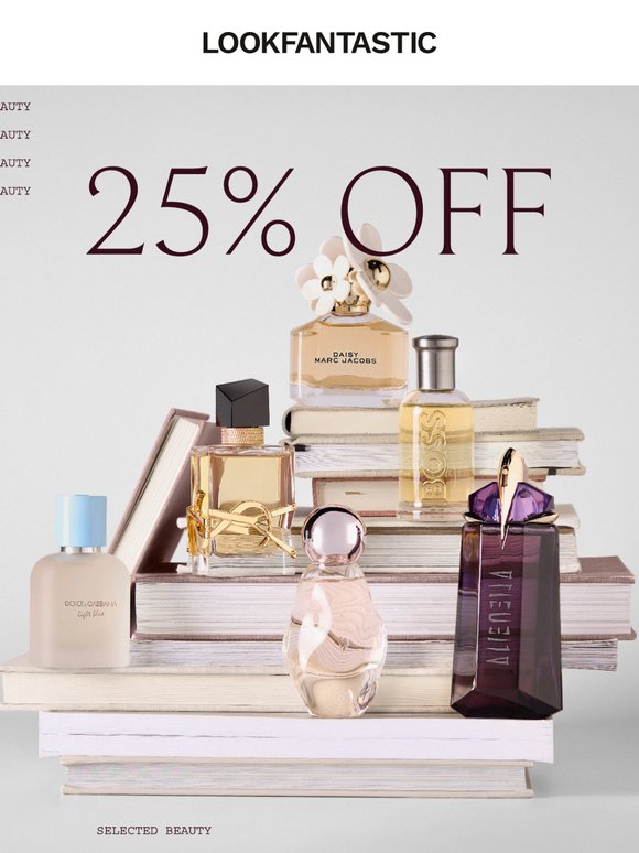 25% Off Fragrance + Extra 5%