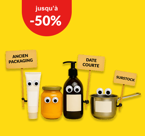 Jusqu'à -50% sur l'Anti-Gaspi