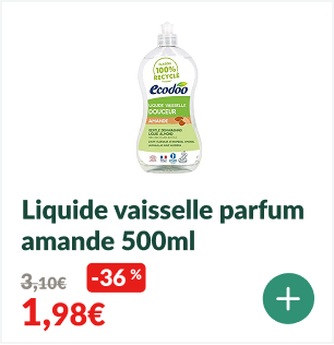 -36% sur le Liquide vaisselle parfum amande 500ml