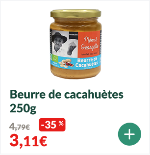 -35% sur le Beurre de cacahuètes bio 250g