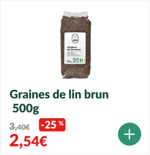 -25% sur les Graines de lin brun bio 500g