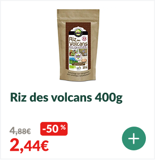 -50% sur le Riz des Volcans bio 400g
