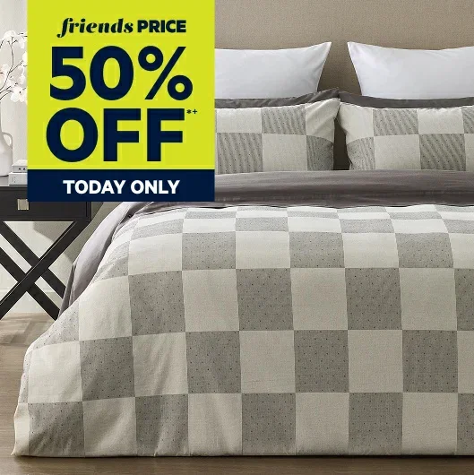 50% Off Full Price Quilt Cover Sets 
