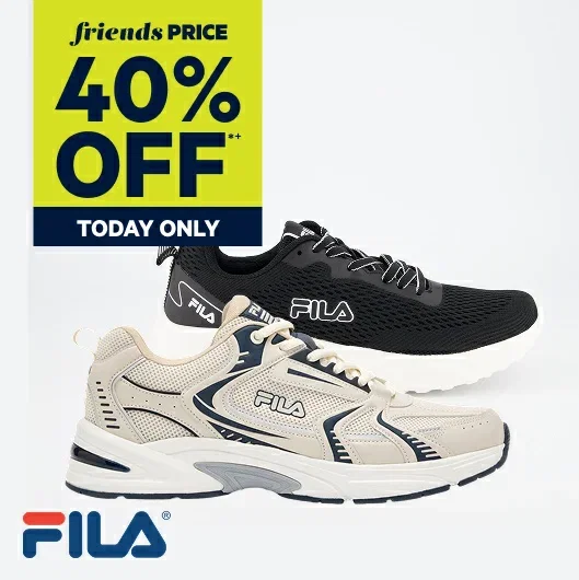 40% Off Full Price Footwear by Fila 
