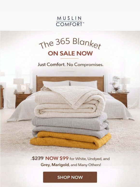 Muslin Comfort 365 Blanketnull