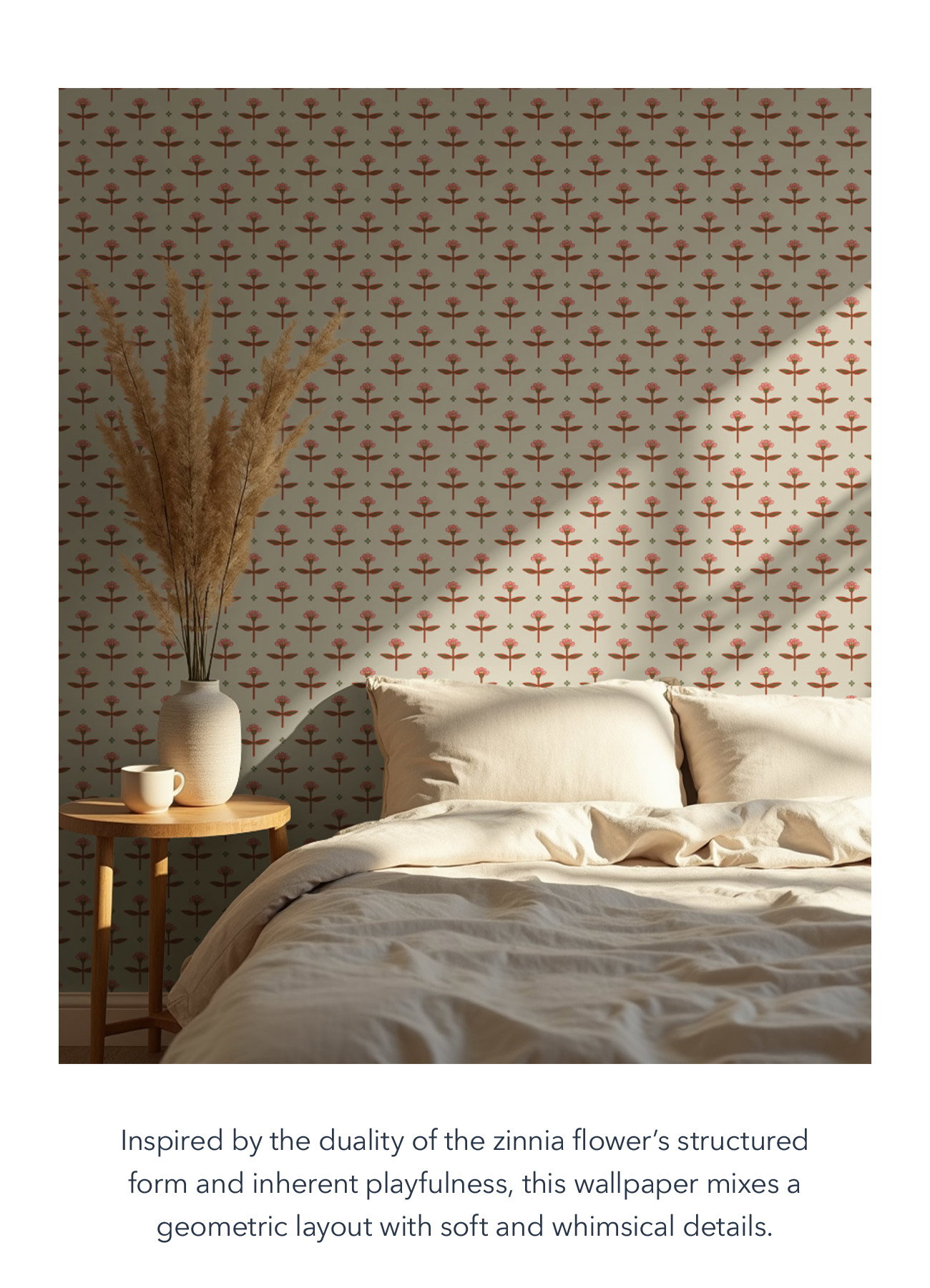 Zinnia Wallpaper | Emily Isabella + Hygge & West