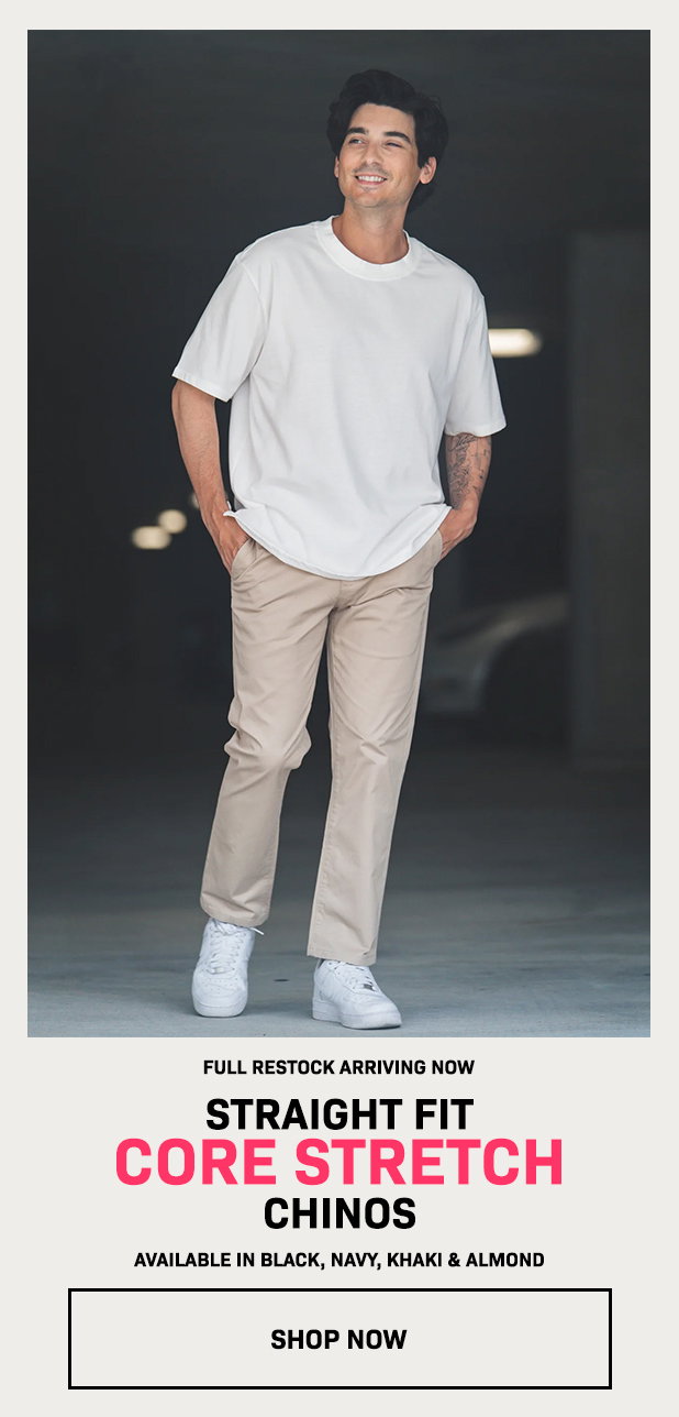 Straight Fit Core Stretch chinos