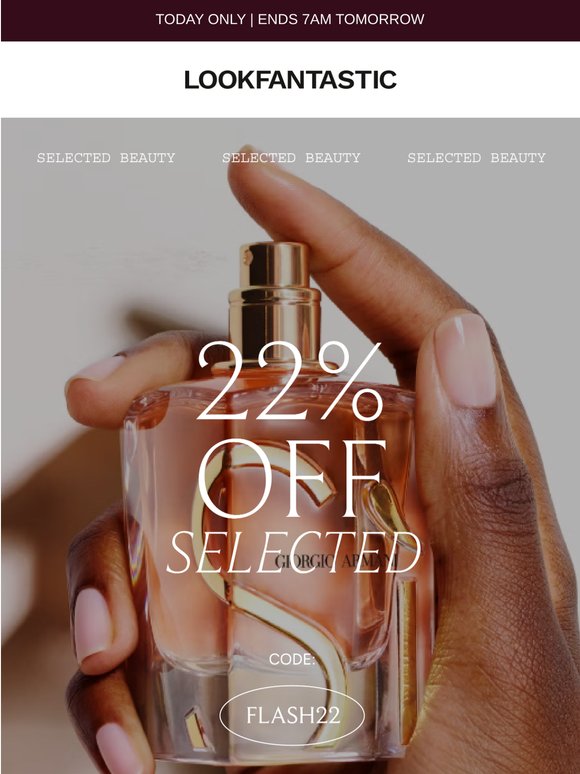Flash Sale: 22% Off