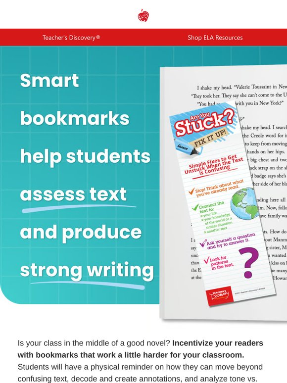 Basic Decoder Bookmark Teacher's Discovery: More Than a Bookmark—A Tool to Help Students ...