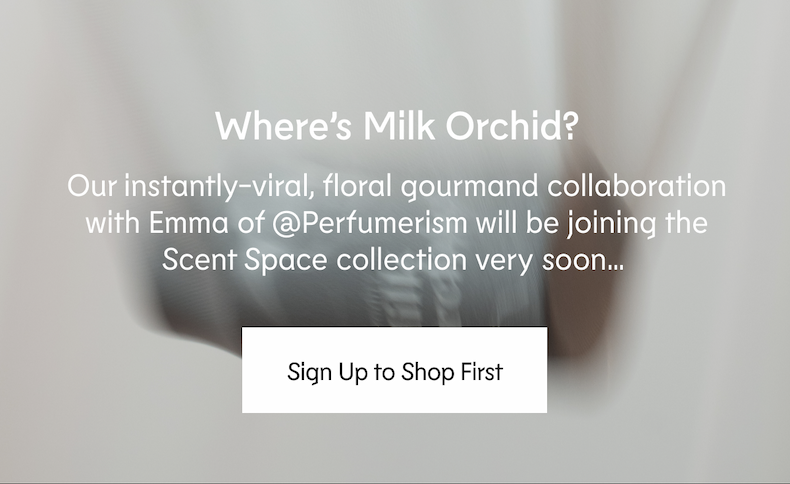 Our instantly-viral, floral gourmand collaboration with Emma of @Perfumerism will be joining the Scent Space collection very soon… 