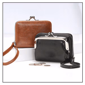 Detachable 2-In-1 Card & Coin Wallet Wristlet