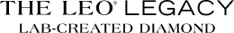 The leo legacy lab-created diamond logo.