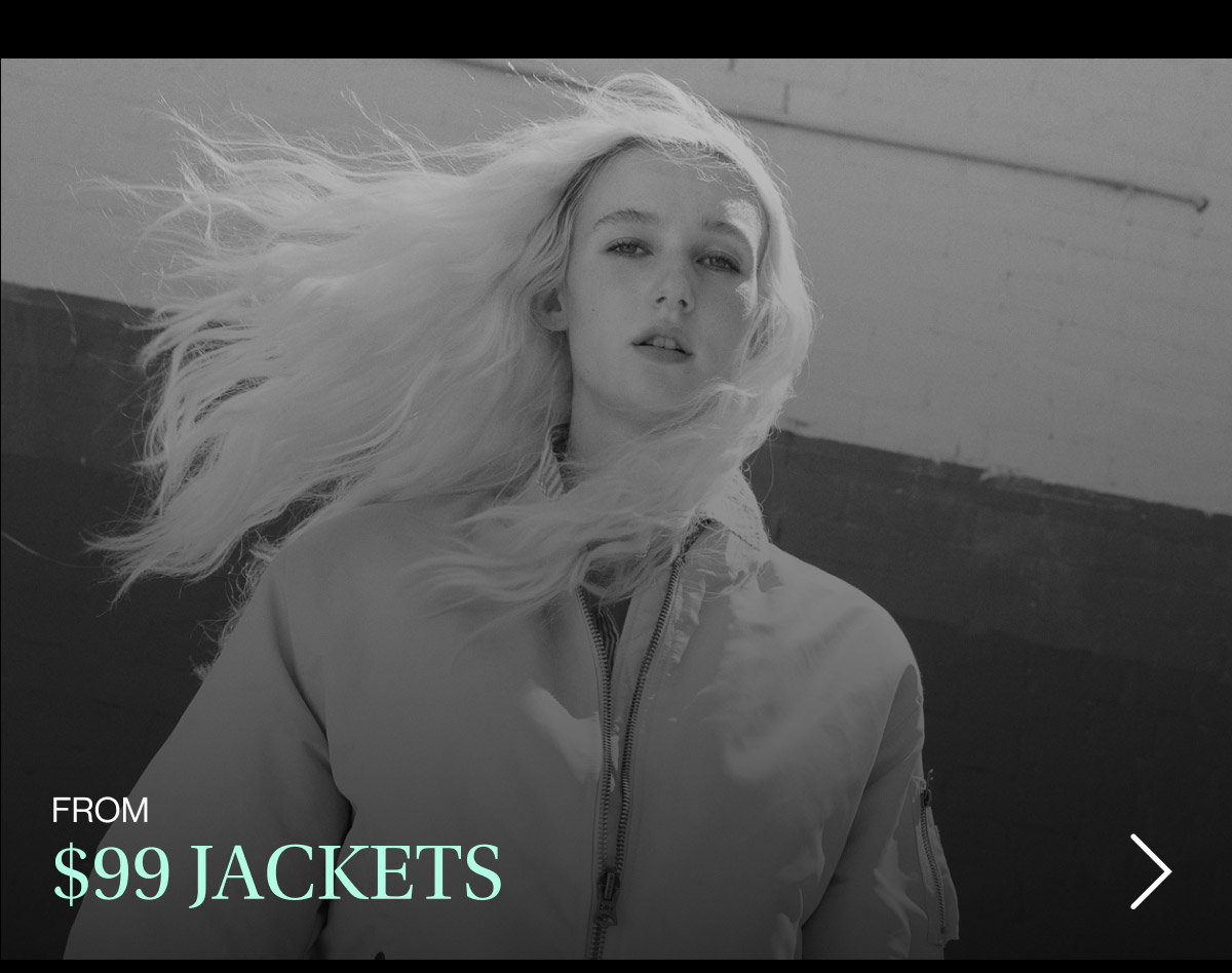 Jackets from $99