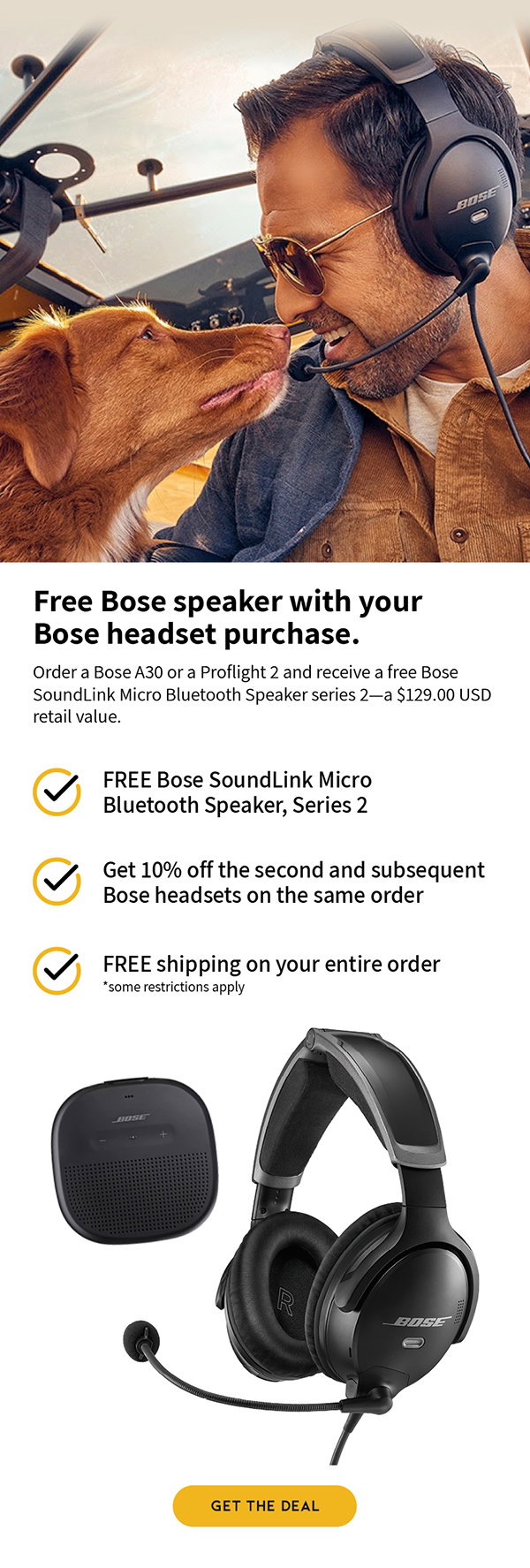 Bose A30 Aviation Headset