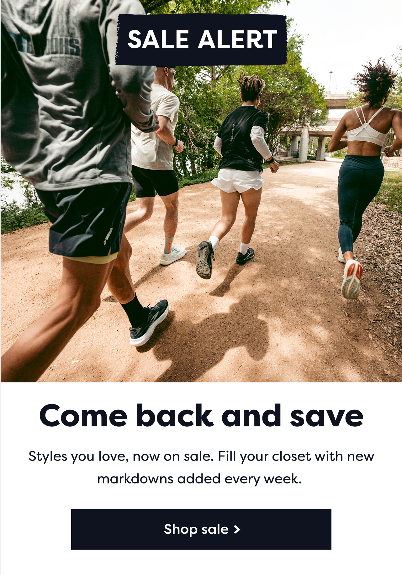 SALE ALERT | Come back and save | Styles you love, now on sale. Fill your closet with new markdowns added every week. | Shop sale >