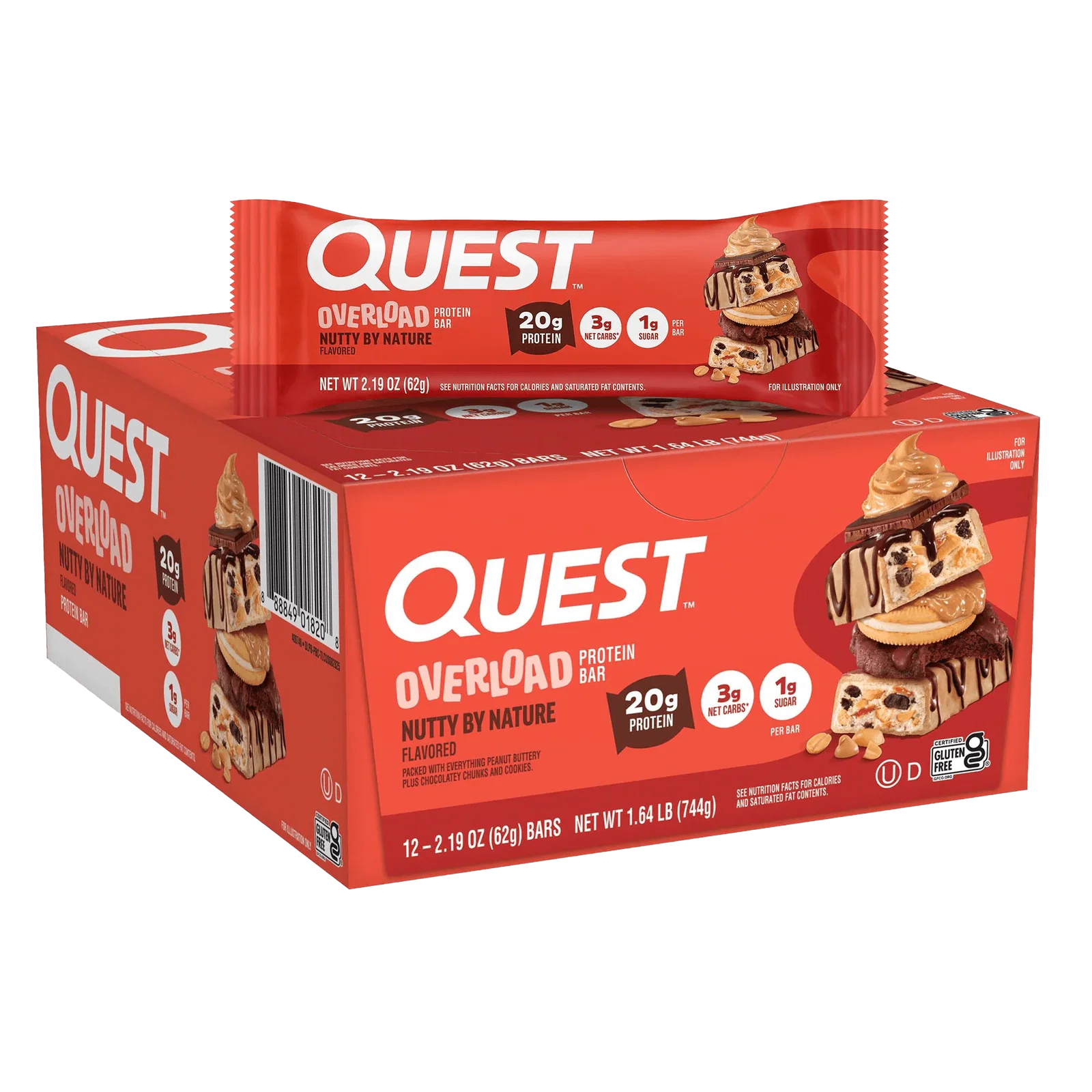 Image of Nutty By Nature Overload Bar
