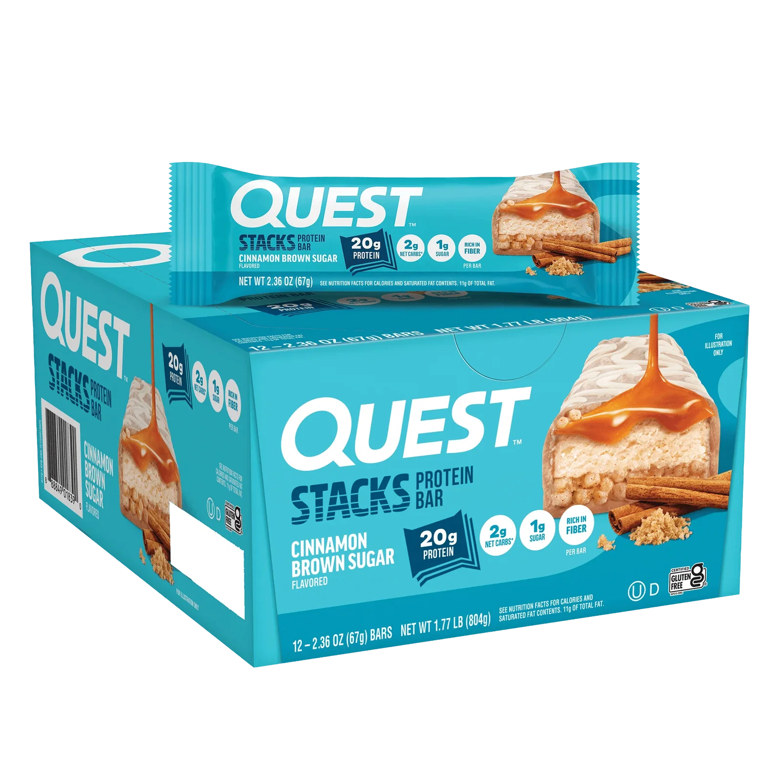 Image of Cinnamon Brown Sugar Stacks Bars