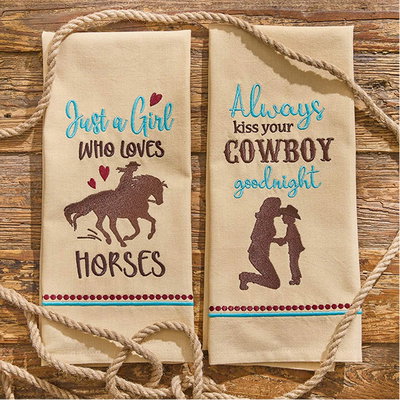 Cowgirl Dreams Dishtowels