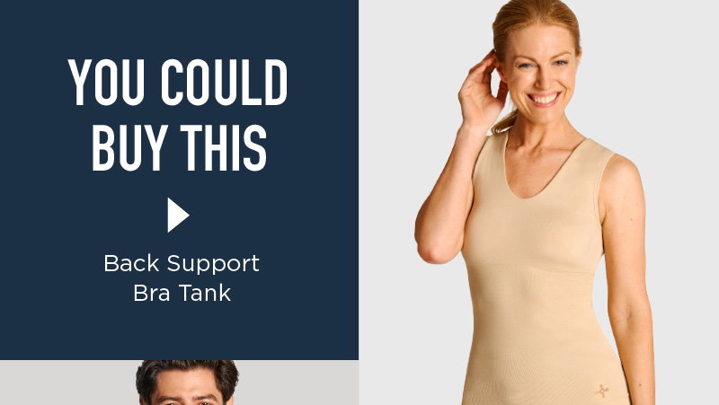 YOU COULD BUY THIS BACK SUPPORT BRA TANK
