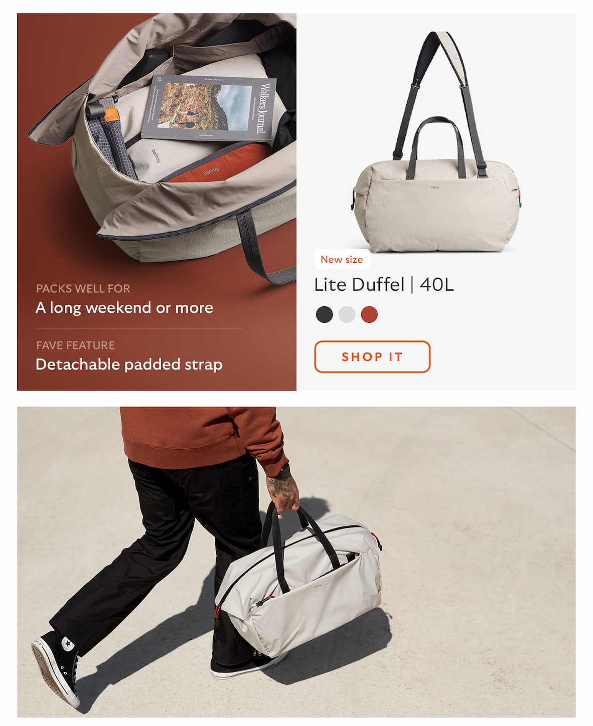 Lite Duffel | 40L