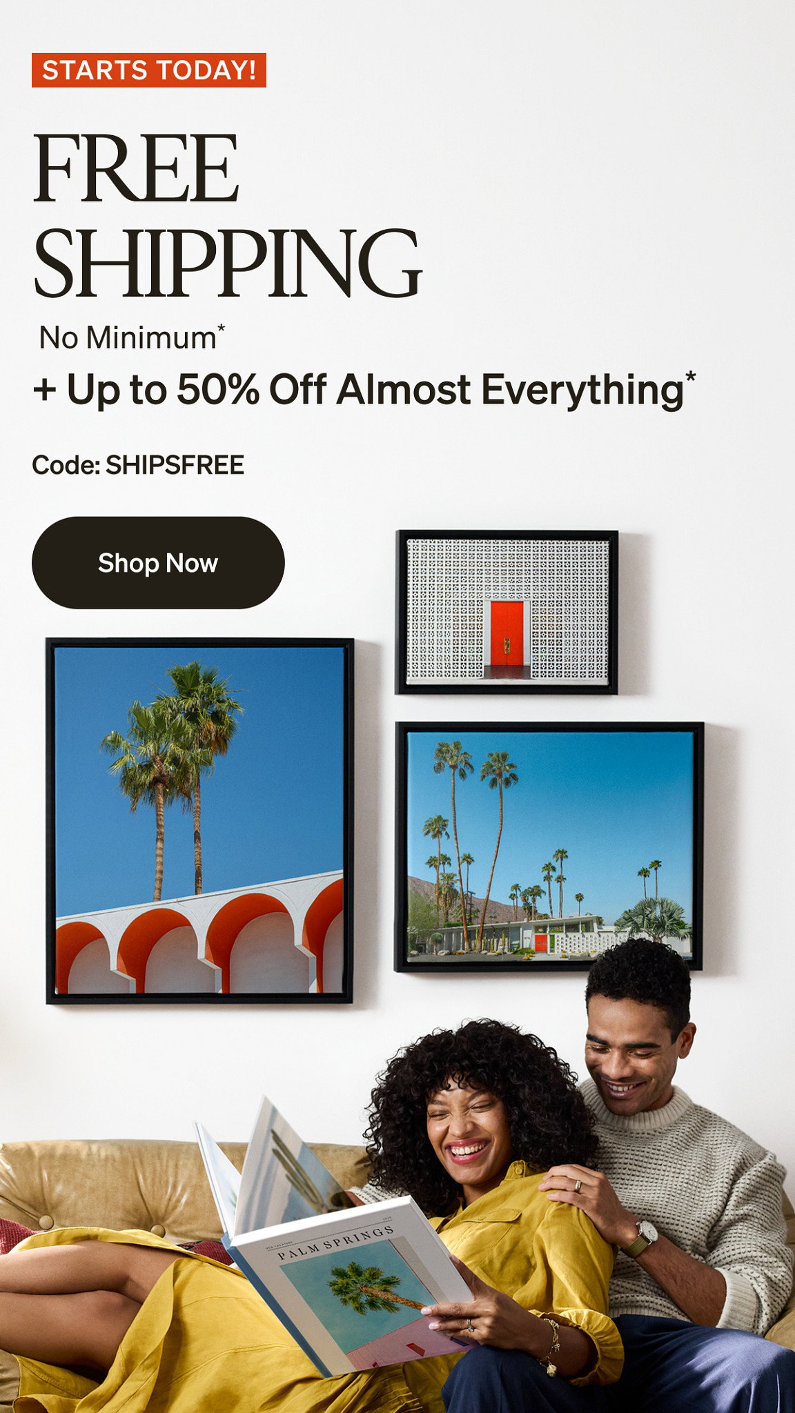 Free Shipping (No Minimum) + Up to 50% Off Almost Everything