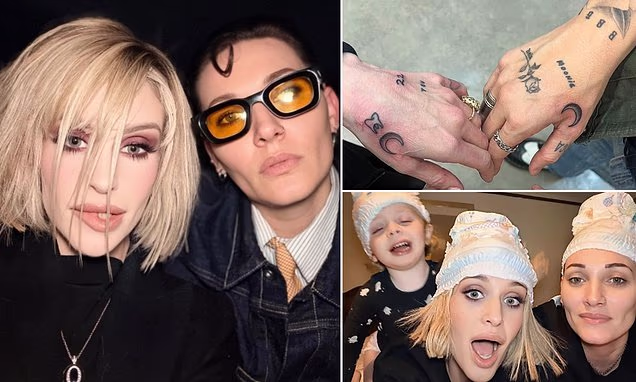 'They were all over each other': We reveal truth about Kelly Osbourne's mystery new partner as insiders tell DOLLY BUSBY all about their VERY cosy late-night hotel encounter... and real reason she split from her fiance