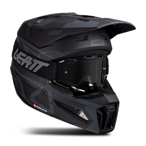 Kit Casco Cross Leatt Moto 3.5 V25 con Maschere Cross