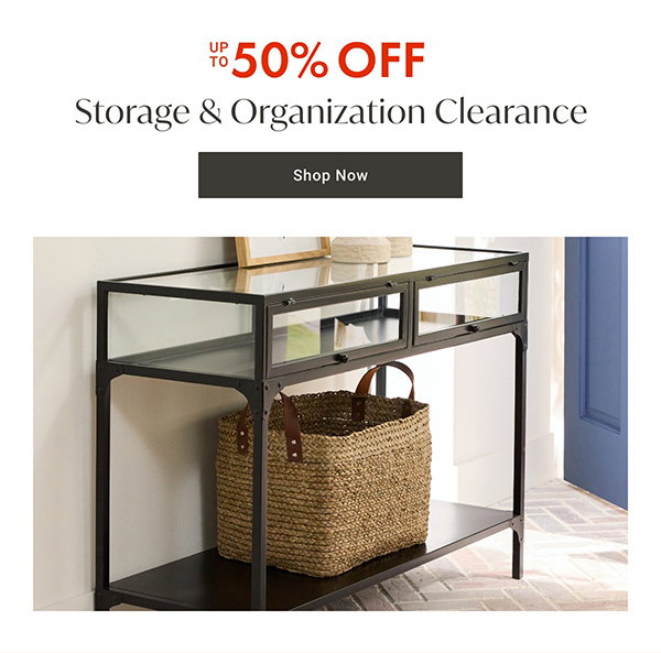 Up to 50% OFF Storage & Organization Clearance - Shop Now