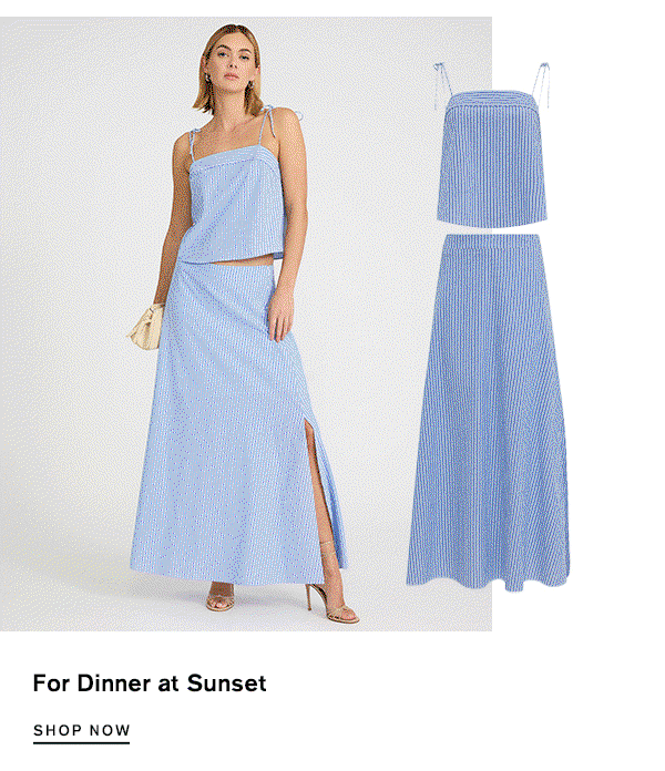 For Dinner at Sunset