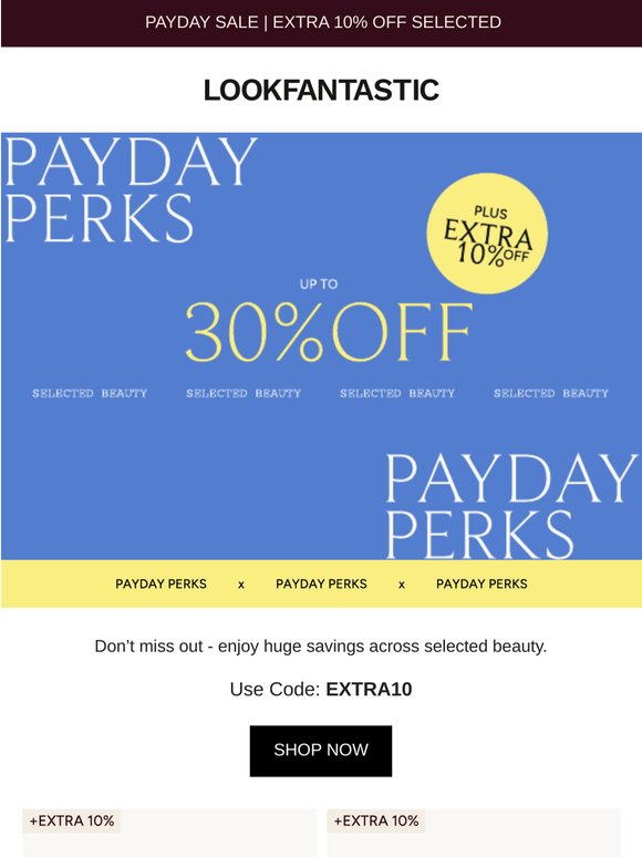 Extra 10% Off... Don't Miss Out