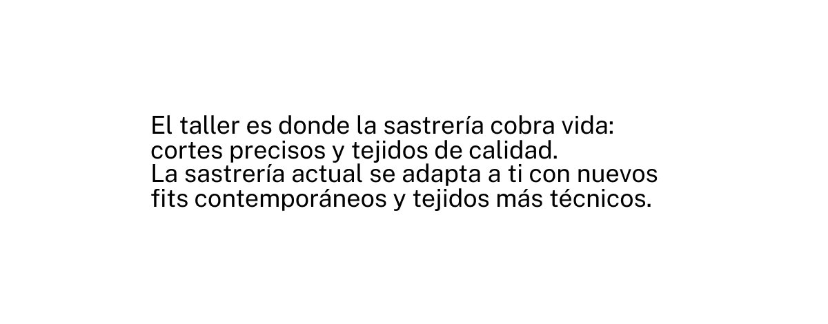 SASTRERÍA