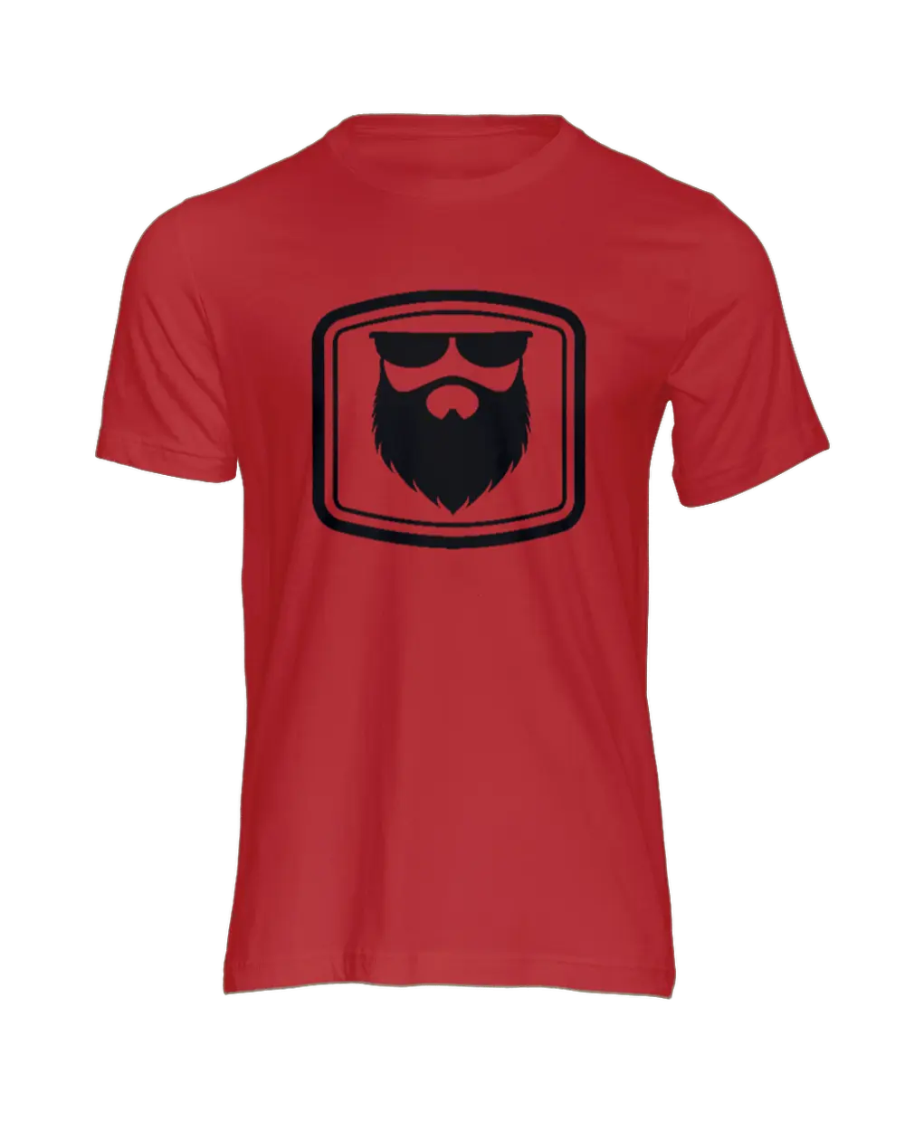 Image of THE OG BEARD 2.0 Red Men's T-Shirt