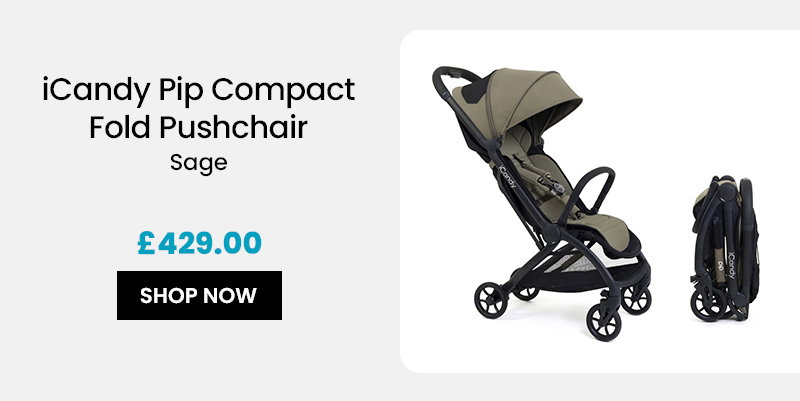 iCandy Pip Compact Fold Pushchair – Sage