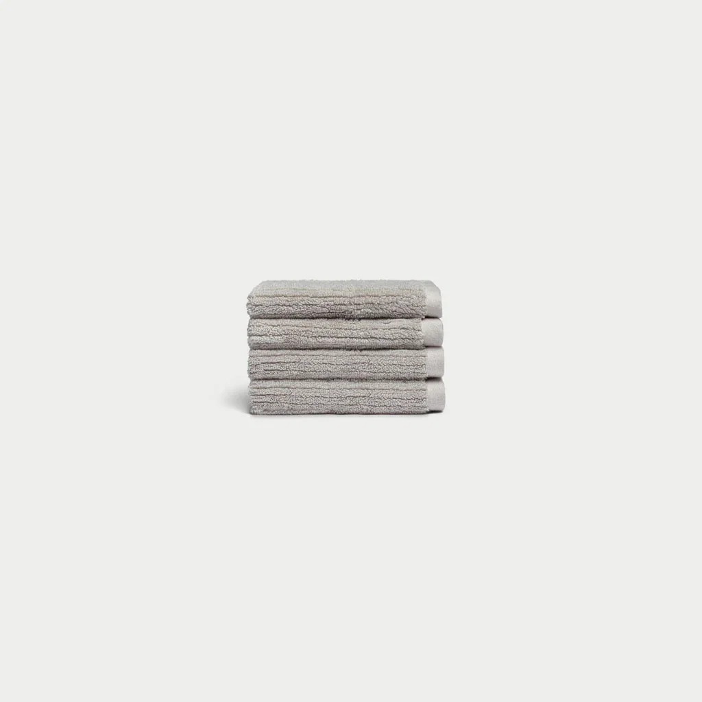 Image of Ribbed Terry Washcloths - Wholesale