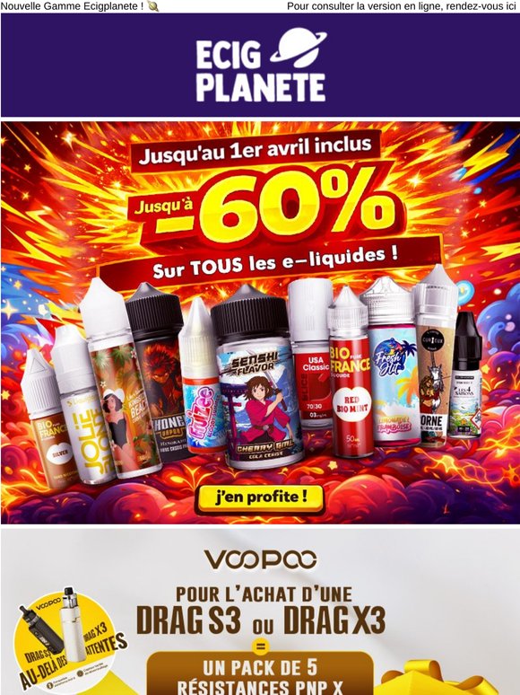 Ecigplanete: Le code Moit-Moit disparat ! | Milled